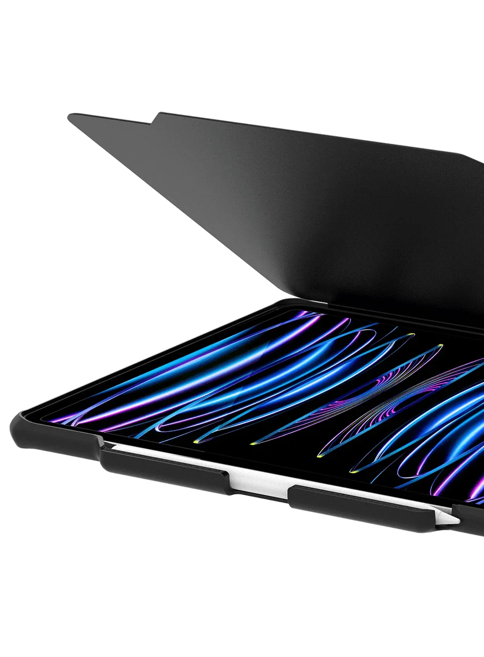 Itskins Hybrid Solid Folio Case iPad Pro 12.9 (5th & 6th Gen.) - Black - Tashqila Itskins Hybrid Solid Folio Case iPad Pro 12.9 (5th & 6th Gen.) - Black - Tashqila